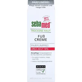 Sebamed Trockene Haut Urea 10 % Akut Fußcreme parfumfrei 100 ml