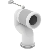 Ideal Standard Ablaufbogen und fixierung, T002667 T002667 we., für Abgang senkrecht, fexible Länge