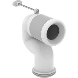Ideal Standard Ablaufbogen und fixierung, T002667 T002667 we., für Abgang senkrecht, fexible Länge