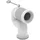 Ideal Standard Ablaufbogen und fixierung, T002667 T002667 we., für Abgang senkrecht, fexible Länge