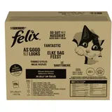 Felix Katzenfutter nass in Gelee, Sorten-Mix, 120er Pack (120 x 85g)