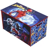 Hti-Living Spider Man Spielzeugkiste mit Deckel Kinder Aufbewahrungsbox Dunkelblau