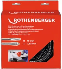 Rothenberger Spirale 10mm x 7,5m mit Keulenkopf und Seele