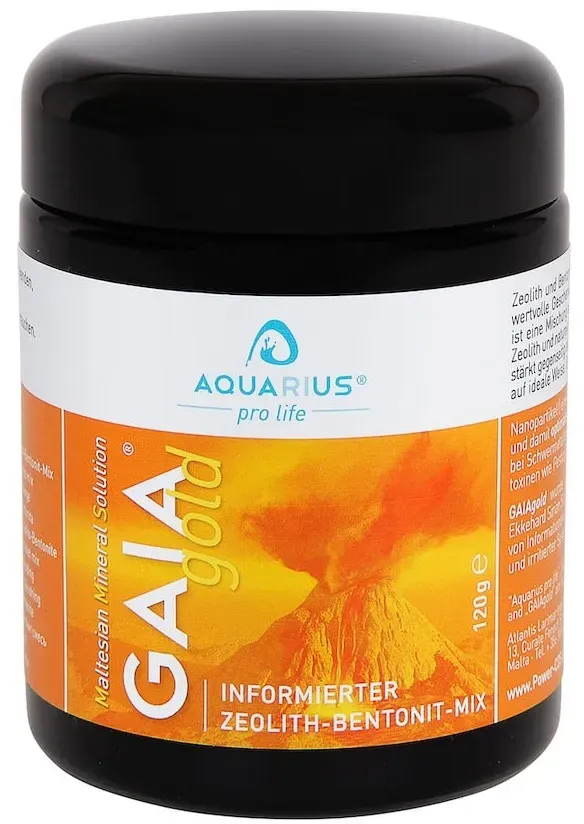 Zeolith-Bentonit-Mix GAIAgold (120 g) - Aquarius pro life