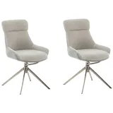 MCA Furniture Esszimmerstuhl Pelion, 360° drehbar - Schwingfunktion, Sitzhöhe ca. 50 cm