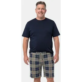 Men Plus by Happy Size Pyjama kurz Blau 5XL