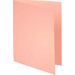 Exacompta 410003E 5x 100er Packung Aktendeckeln aus Recycling Karton 220g Forever, 24x32cm - Rosa