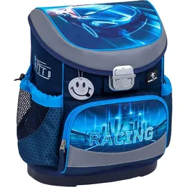 Belmil Mini-Fit Schulranzen-Set 4tlg Racing Blue Neon