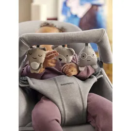 BabyBjörn Spielzeug für Babywippe Soft Friends, grau