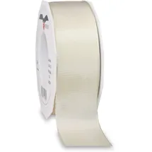 Präsent Geschenkband glänzend creme 40 mm x 25 m