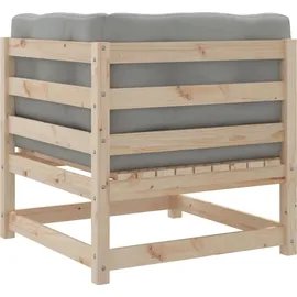 vidaXL Garten-Lounge-Set 3-tlg. braun