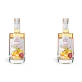 Schlitzer Milde Marille - Traditioneller Marille Schnaps aus Deutschland für ein unvergleichliches Geschmackserlebnis (1x 0,5l) (Packung mit 2)