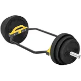 Hexagon Hantelstange Trap Bar 142cm Hebefähigkeit 150KG Olympic Bar Langhantel für Kniebeugen, Kreuz- und Schulterheben