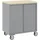 vidaXL Werkbank + Arbeitsbock, Roland with 2 drawers 75 cm Stahl