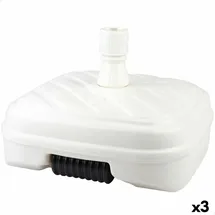 Aktive Fuß für Sonnenschirm Aktive Weiß Kunststoff 56 x 40 x 56 cm [3 Stück]