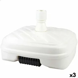 Aktive Fuß für Sonnenschirm Aktive Weiß Kunststoff 56 x 40 x 56 cm [3 Stück]