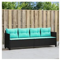 vidaXL Sonnenliege 200 x 70 x 30 cm Schwarz