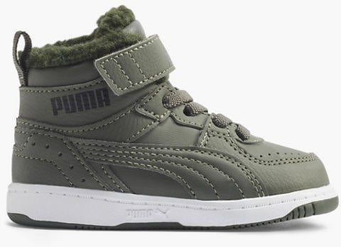 Hoher Sneaker PUMA REBOUND JOY FUR INF - Herren - khaki