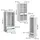 Vicco Kleiderschrank Elmo 100 x 200 x 50 cm Weiß