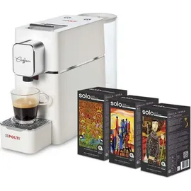 Polti Coffea S15W Kapselmaschine Silber/Weiß
