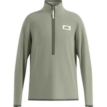 Odlo Longsleeve "Midlayer 1/2 Zip Classic Fleece" in Grau | Gr.: 128