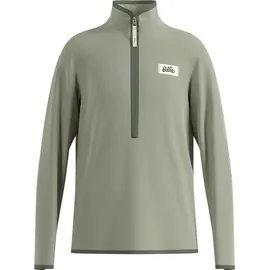 Odlo Longsleeve "Midlayer 1/2 Zip Classic Fleece" in Grau | Gr.: 128
