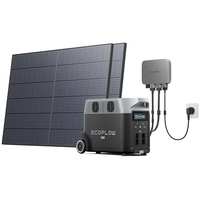 Ecoflow Solaranlage Balkonkraftwerk mir Speicher 870Wp, bis 800 W & 3600 Wh Kapazität, 870,00 W, plug and play 600-800W Balkonkraftwerk mit Speicher 1-3,6 kWh