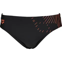 ARENA arena Herren Slip Badehose Trick, BLACK-FLOREALE, 3