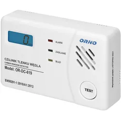 Sensor CO-Detektor Kohlenmonoxidmelder batteriebetrieben mit Display 3xAA TEST 6065