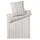 ELEGANTE Interlock Jersey Bettwäsche Waterstripe natur, 135x200 cm + 80x80 cm - beige