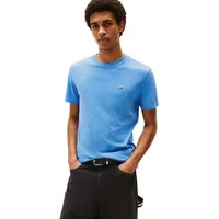 Tommy Jeans Herren T-Shirt Kurzarm Tee Rundhalsausschnitt, Blau (Copenhagen