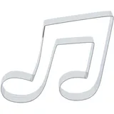 Cuttersweet 1 Ausstecher Musiknote | Achtelnote | aus Edelstahl | Musik