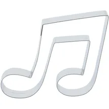 Cuttersweet 1 Ausstecher Musiknote | Achtelnote | aus Edelstahl | Musik