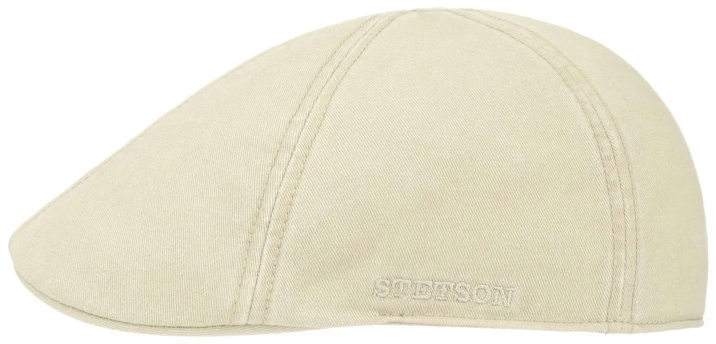 Stetson Schiebermütze uni Texas Cotton aus Baumwolle mit UV-Schutz 40+ beige|braun 61/XL