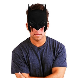 Sun Staches Kostüm Batman Partybrille, Accessoire mit Durchblick: lizenzierte Funbrille im Design von DC-Char schwarz
