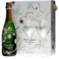 Perrier Jouet Belle Epoque 2015 Champagner Geschenkset mit 2 Gläsern