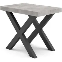 SKRAUT HOME Ausziehtisch 302 x 73 x 90 cm grau