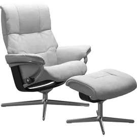 Stressless Mayfair mit Cross Base Rohleder 83 x 102 x 74 cm light grey q2 faron