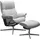 Stressless Mayfair mit Cross Base Rohleder 83 x 102 x 74 cm light grey q2 faron