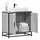 vidaXL Waschbeckenunterschrank 65 x 60 x 33 cm Grau