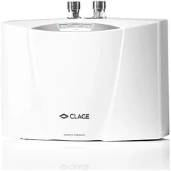 CLAGE MCX7 Durchlauferhitzer 6,5kW 400V Unter­tisch max. 3,7l/min, IES Blankdraht-Heizsystem, Sensortaste, LED-Anzeige 1500-15007