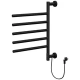 luxebath Handtuchheizkörper 450 x 622 mm 75 W schwarz
