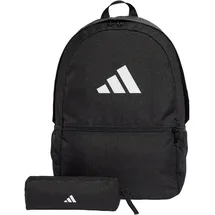 adidas Backpack With Pencil Case Schwarz/Weiß