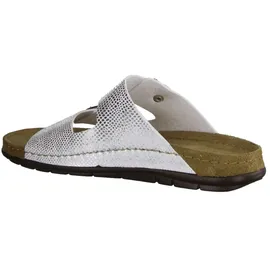 ROHDE Damen Pantolette gemusterter Zweiriemer mit Schnalle Rodigo-D 5872, Größe:38 EU,