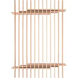 Tojo Bett TOJO "parallel L", beige (natur), B:198cm H:25cm L:205cm, Betten, Bett, einfache Montage ohne Werkzeug, in verschiedenen Breiten