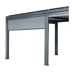 Suns Maranza Vorhänge für Pavillon Textilene - Matt royal grey