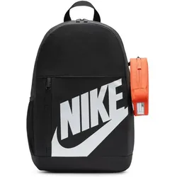 NIKE Rucksack Y NK ELMNTL BKPK SHOEBOX, BLACK/ORANGE/WHITE, ONE SIZE