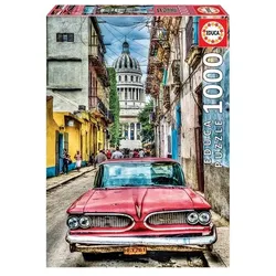 Educa Puzzle 9216754 - Vintage car in old Havana - 1000 Teile Puzzle