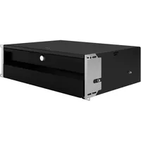 Stalflex Rackschublade 19" 3U schwarz