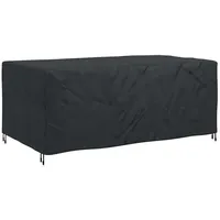 VidaXL Gartenmöbelabdeckung Schwarz 240 x 110 x 70 cm